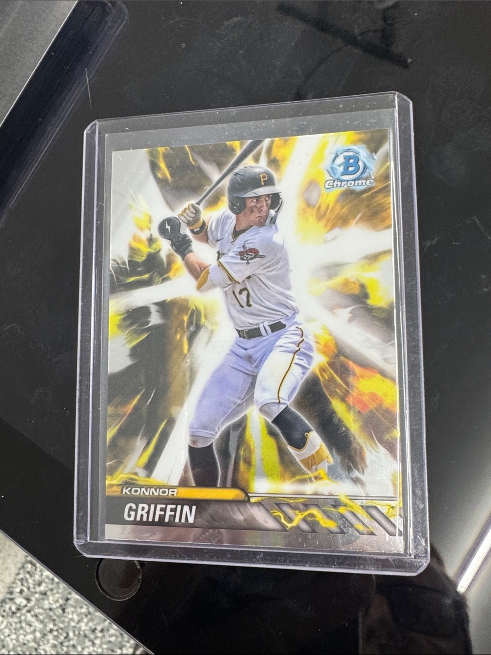 Topps Plasma Power Konnor Griffin Card - Yellow/White/Black